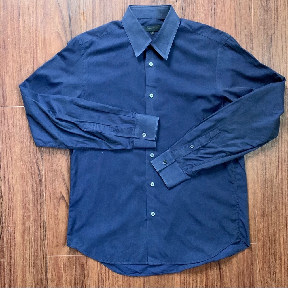 CALVIN KLEIN COLLECTION Mens Dress Shirt